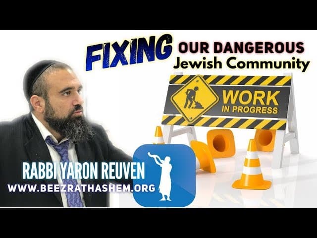 FIXING OUR Dangerous Jewish Community PART 2  - MUSSAR Pirkei Avot (173‬)