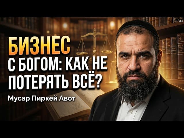 Бизнес быть богом - Мусар Пиркей Авот (52)