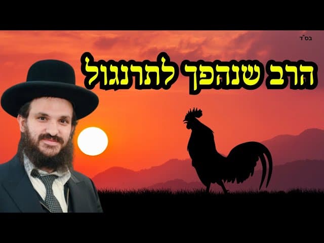 הרב שנהפך לתרנגול