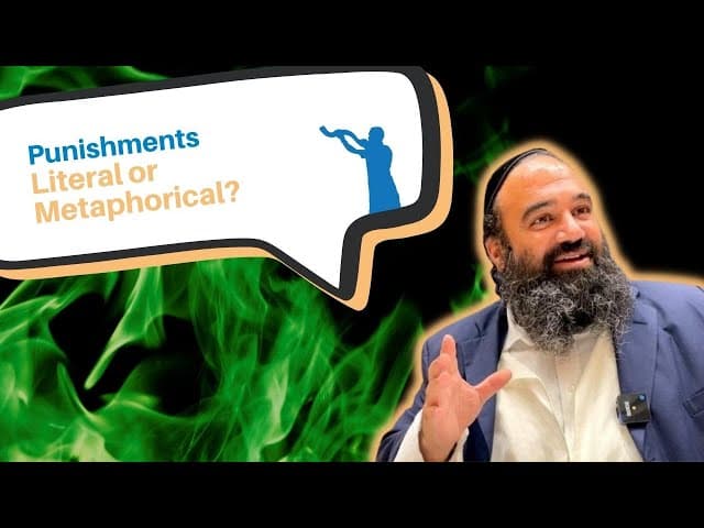 Are punishments from the Torah literal or metaphorical?