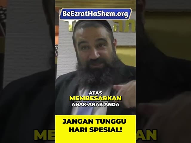 Suami yang Baik Tidak Menunggu Hari Spesial #Torah #Yahudi #RabiYaronReuven
