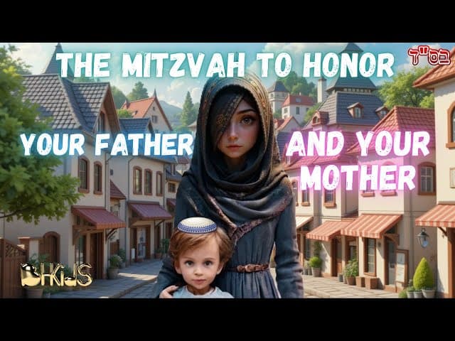 Kibud Av Ve'Em: A Mother's Eye, A Son's Heart | TORAH FOR KIDS AI