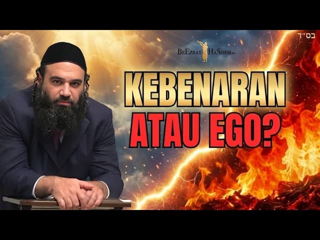 Debat Api Untuk Surga BAGIAN 2 - MUSSAR Pirkei Avot