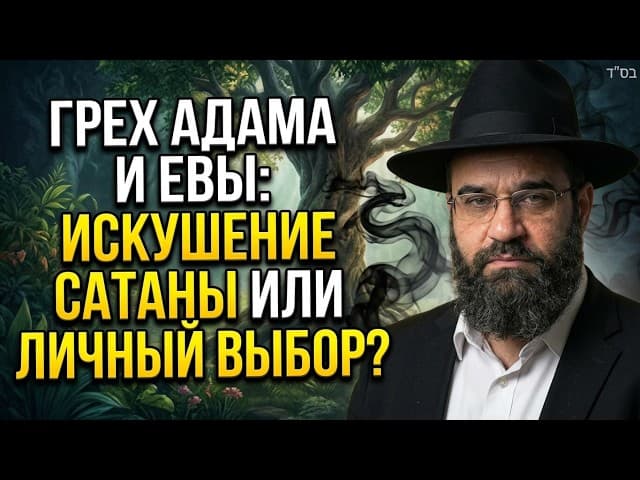Грех Адама и Евы: Искушение Сатаны или личный выбор? | Раввин Ярон Реувен