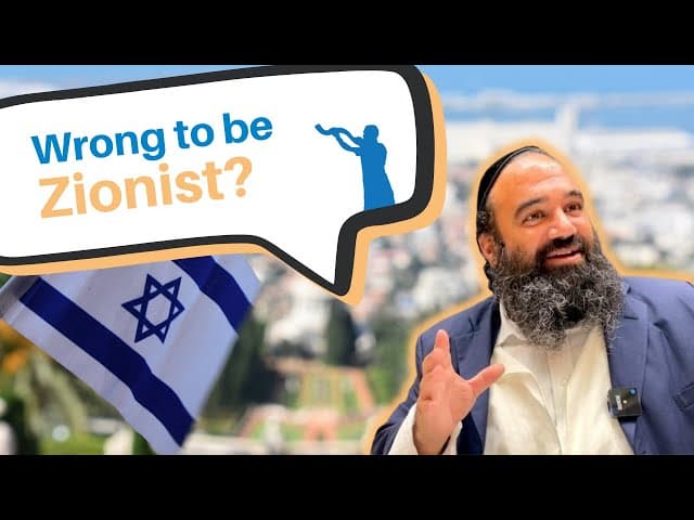 Is it wrong to be a Zionist?