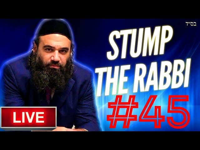 Real Friend, MaShiach Addiction, Learning HEBREW, Pointless QUESTIONS!! - STUMP THE RABBI (45)