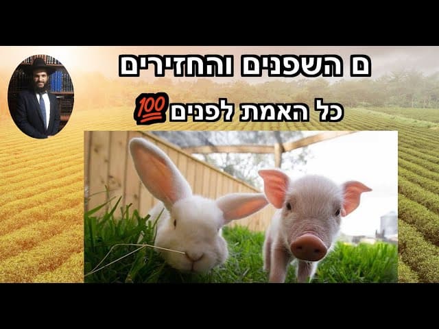 💯💯💯💯נאום השפנים והחזירים כל האמת לפנים
