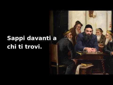 Sappi davanti a chi ti trovi.