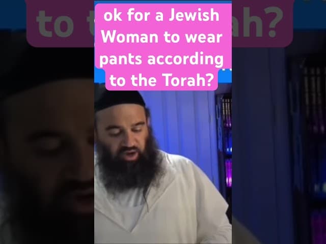 Is it ok for a Jewish woman to wear pants according to the Torah?