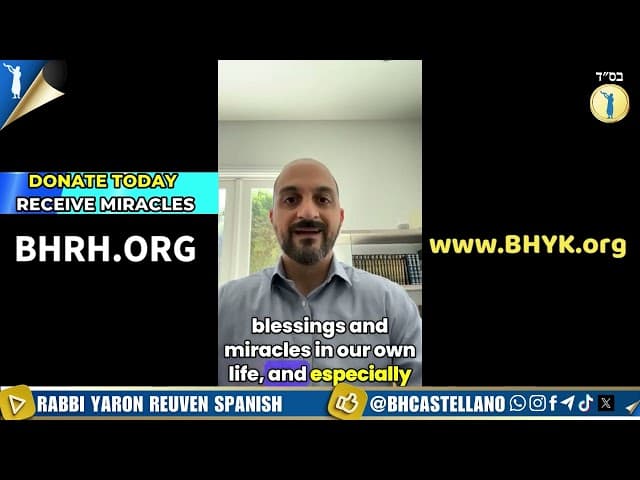 Milagros de Rosh HaShanah - Testimonio Sr. Yonatan Hoorizadeh - Clip doblado al Castellano