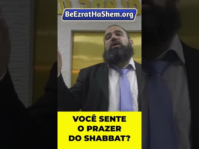 Shabbat: Uma Amostra do Olam Haba | Você Está Sentindo Esse Prazer? #Torá #Judeu #RabinoYaronReuven