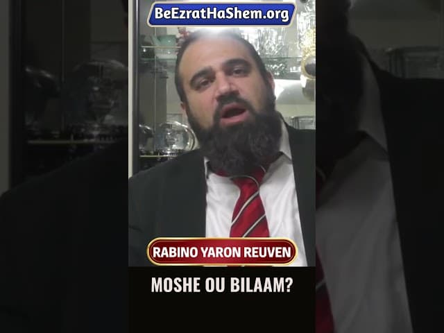 Se Você Não Está Tentando Ser Moshe… Está Virando Bilaam