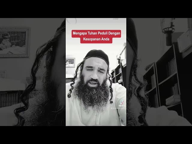 Mengapa Tuhan Peduli Dengan Kesopanan Anda #rabbiyaronreuven #jewish #modesty