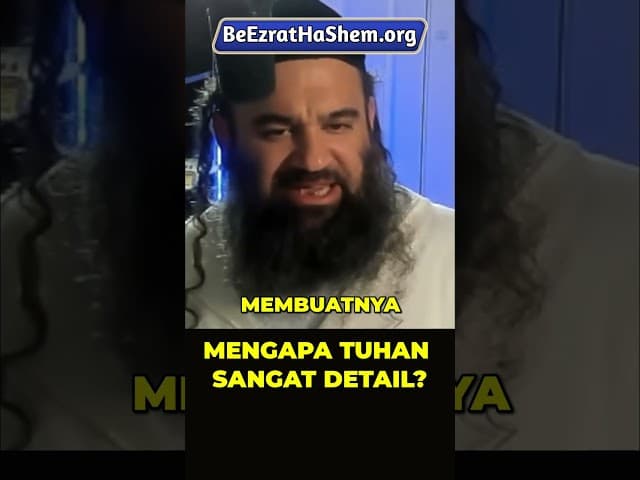 Kenapa Perintah Tuhan Sangat Detail (Kisah Musa di Gunung Sinai) #Torah #Yahudi #RabiYaronReuven