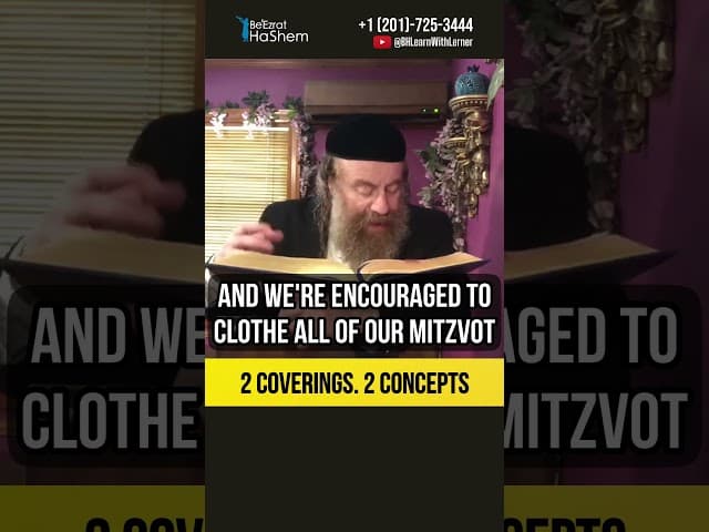 2 coverings, 2 concepts 💎 What is more important? #shorts #torah