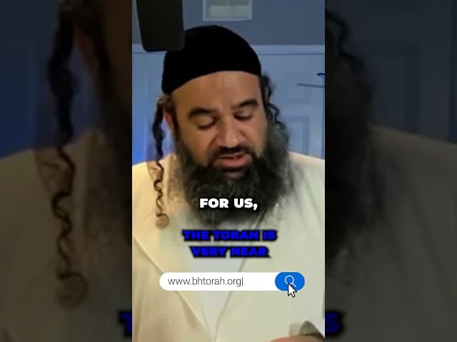 The Torah Is Very Near #Torah #OrthodoxJudaism #RabbiYaronReuven #Judaism