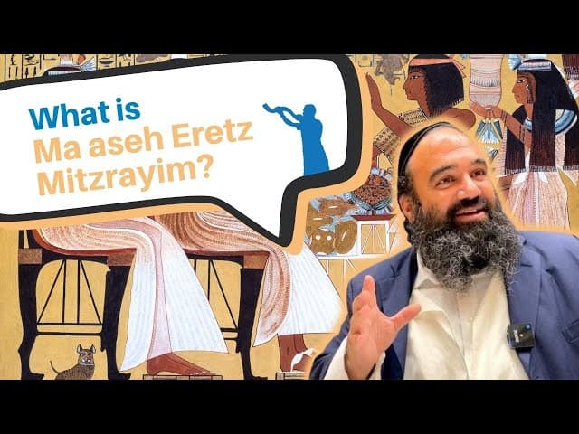What is Ma'aseh Eretz Mitzrayim (Bad Culture or Bad Character)?