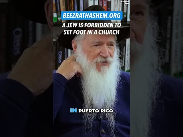 Why is Manis Friedman Giving Lectures In A Church?