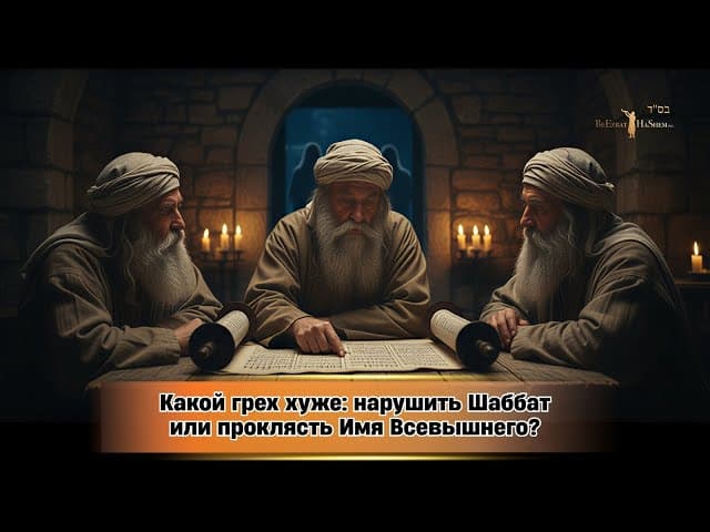 🤯 Какой грех хуже нарушить Шаббат или проклясть Имя Всевышнего? | Раввин Ярон Реувен