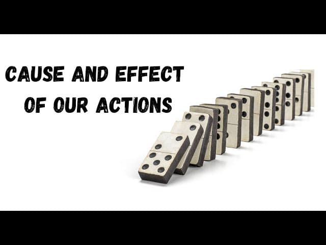 Cause and Effect Of Our Actions