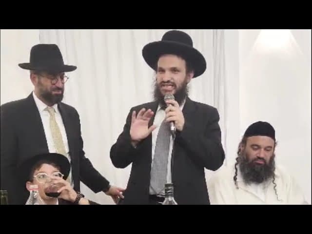 דברי ברכה בבר המצוה של הבן של הרב זכאים שליט"א