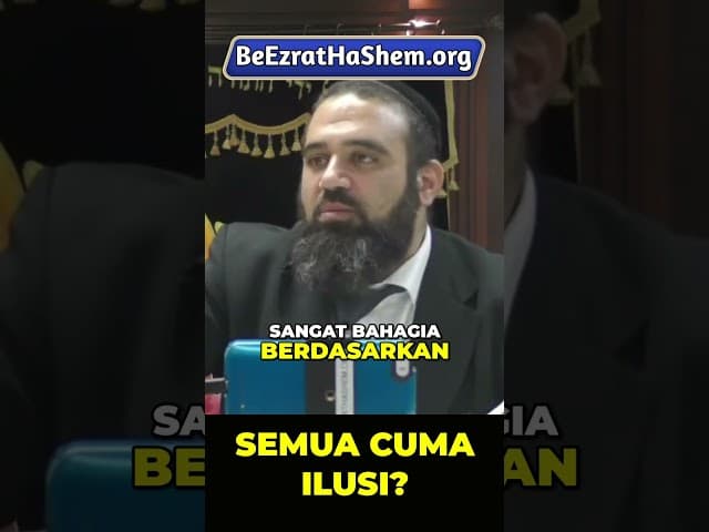 Kelihatan Bahagia di Sosial Media… Tapi Kenyataannya #Torah #Yahudi #RabiYaronReuven