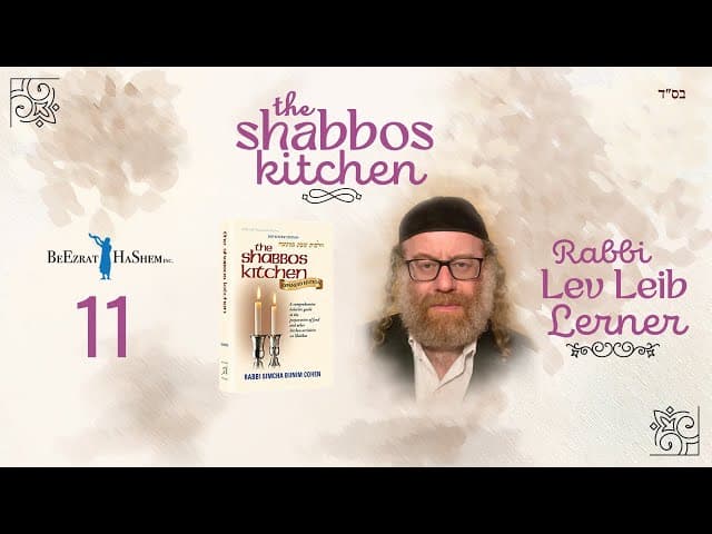 Sorting on Shabbos (I) - The Shabbos Kitchen (11)