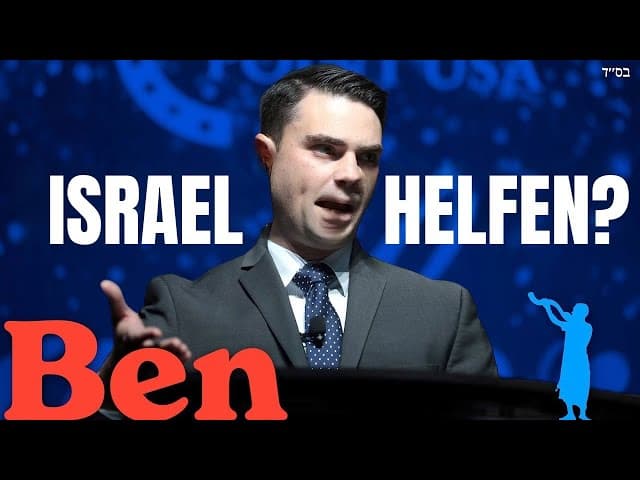 Hilft Ben Shapiro Israel oder Christen?