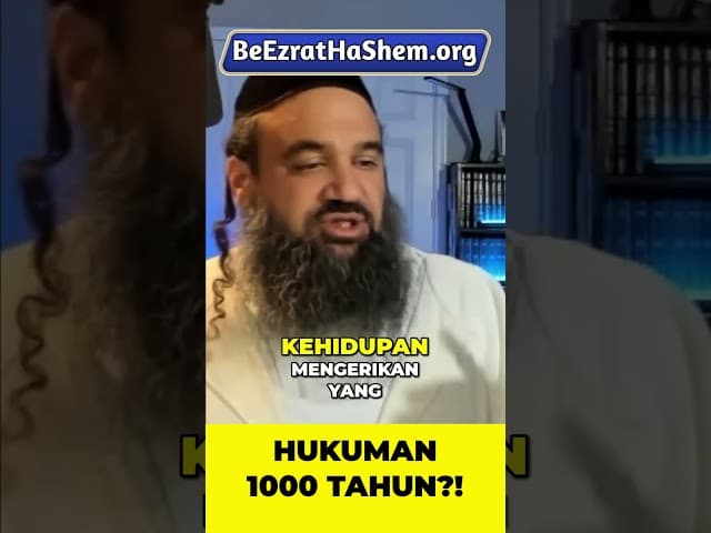 Tanpa Teshuva, Hukuman Bisa Berlangsung Ribuan Tahun #Torah #Yahudi #RabiYaronReuven
