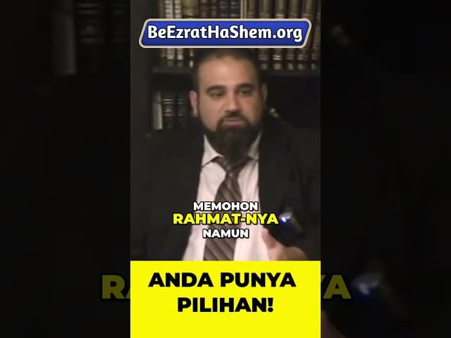 Saat Hidup Menyakitkan, Anda Punya Dua Pilihan #Torah #Yahudi #RabiYaronReuven