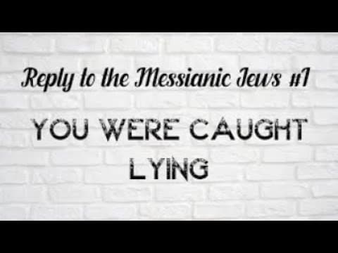 Reply to the messianic jews #1- You Were Caught Lying by Rabbi Efraim Kachlon W/English Subtitles