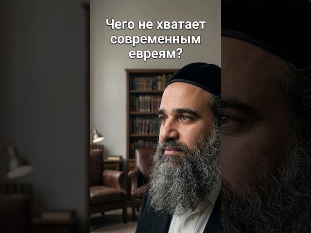 Чего не хватает современным евреям? | Раввин Ярон Реувен