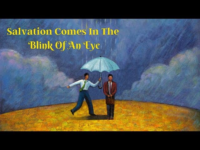 Salvation Comes In The Blink Of An Eye (Bitachon #25)