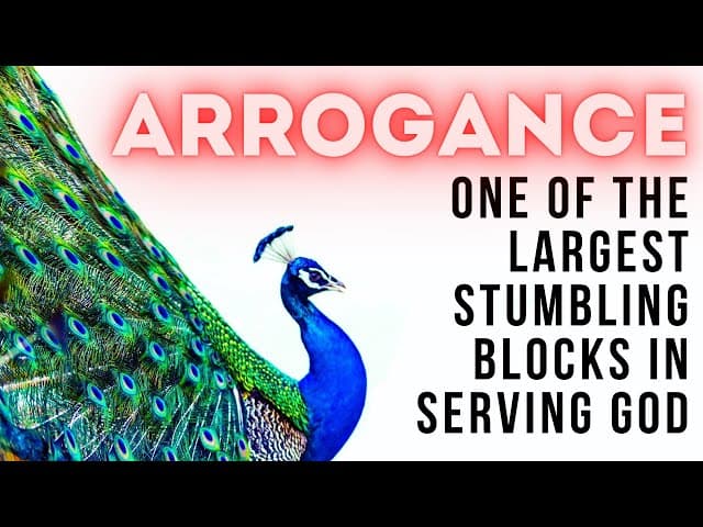 ARROGANCE: One Of The Largest Stumbling Blocks In Serving GOD