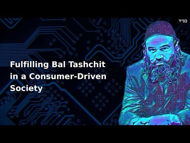 Fulfilling Bal Tashchit in a Consumer-Driven Society