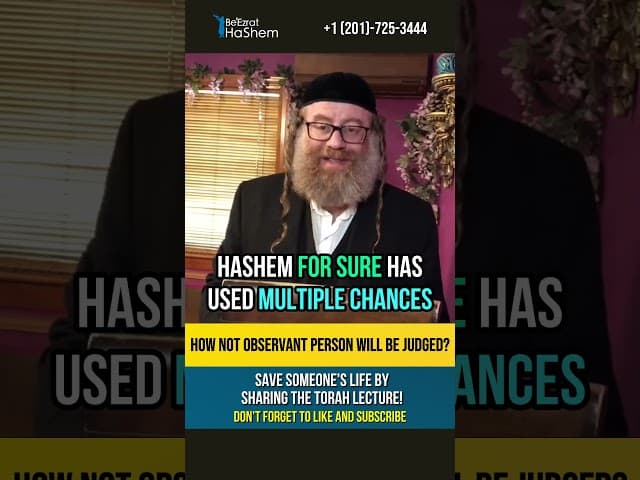 What if I grew up as secular Jew❓Hashem gave you multiple chances... #shorts #torah