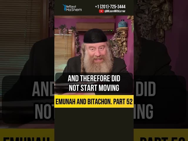 5️⃣2️⃣ Emunah and Bitachon 💡 Beyond Human Understanding #Torah #shorts