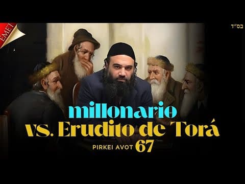 Millonario vs Sabio de la Torá - MUSSAR Pirkei Avot
