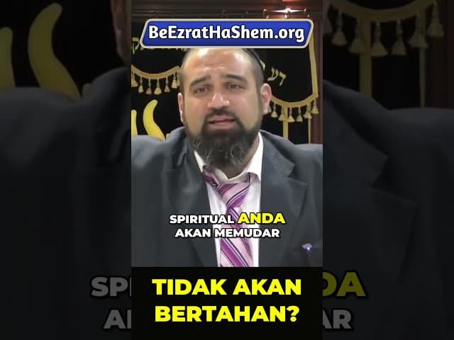 Kenapa Iman Bisa Hilang Pelan-Pelan?  #Torah #Yahudi #RabiYaronReuven
