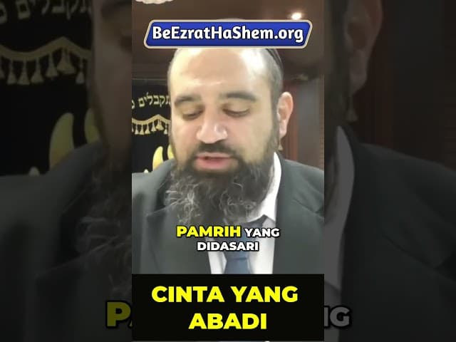 Inilah Cinta yang Tidak Akan Pernah Berakhir (Abadi) #Torah #Yahudi #RabiYaronReuven
