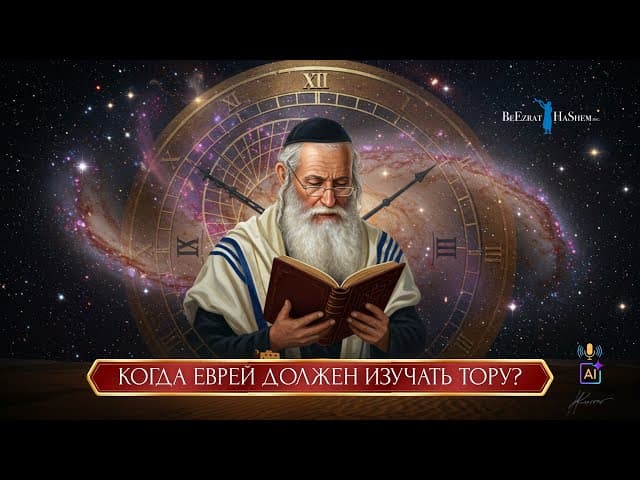 Тания: Когда еврей должен изучать Тору? | Раввин Ярон Реувен