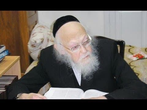 Rav Elyashiv: The Value of Time
