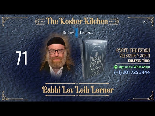 Different Traditions of Jewish Participation in The Cooking Process - The Kosher Kitchen (71)