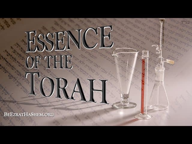 THE ESSENCE OF THE TORAH