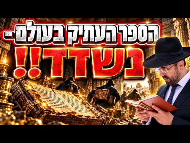 הרב מאיר אליהו | הספר העתיק בעולם - נשדד!! | יזדים - ה'תשפ"ז