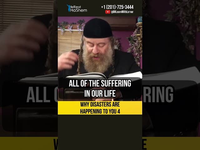 4️⃣ Why disasters are happening to you ❓ Consequences of our sins #shorts #torah