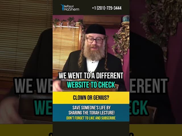 🤡Clown or Genius?🧑‍🔬Disproving Torah in 1 minute #shorts
