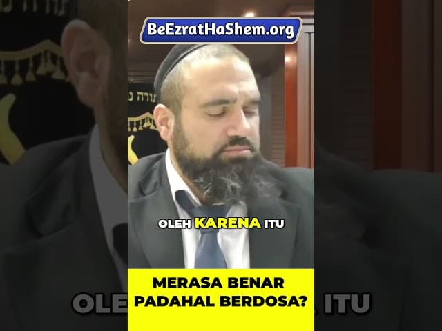 Ketika Dosa Dianggap Sebagai Ibadah #Torah #Yahudi #RabiYaronReuven
