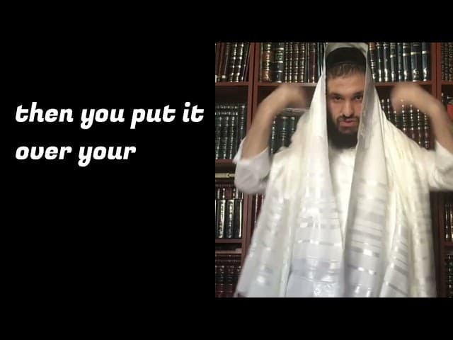 איך להתעטף בטלית בפחות מדקה? | ?How to Enwrap in a Tallit in Less than a Minute