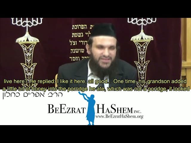 Rabbi Steinmann's Way Of Living - Enjoying Here Or There?